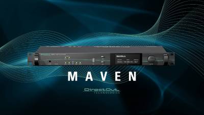 DirectOut lançou Maven, sua nova plataforma DSP compacta