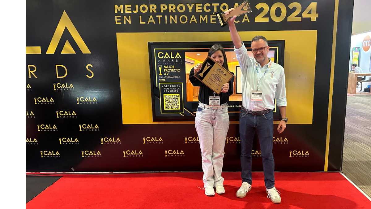 Integración AV ganó el CALA Awards Mejor Proyecto AV 2024