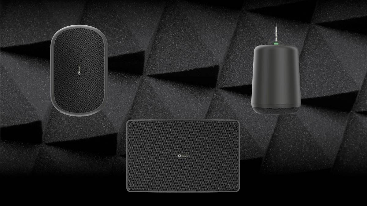 Kramer Launches New Dante Speakers with PoE Power