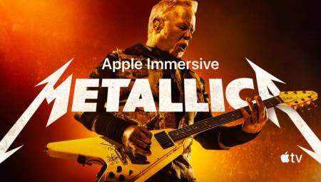 Apple revelou experiência imersiva de concerto com o Metallica